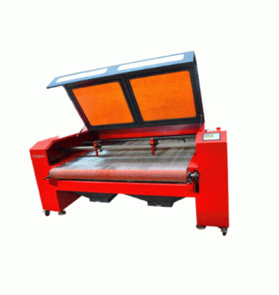 AUTO FEEDING LASER CUTTING MACHINE FOR FLEXIBLE MATERIAL